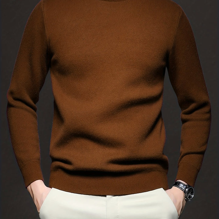 Everett | Elegancki Sweter z Wysokim Kołnierzem