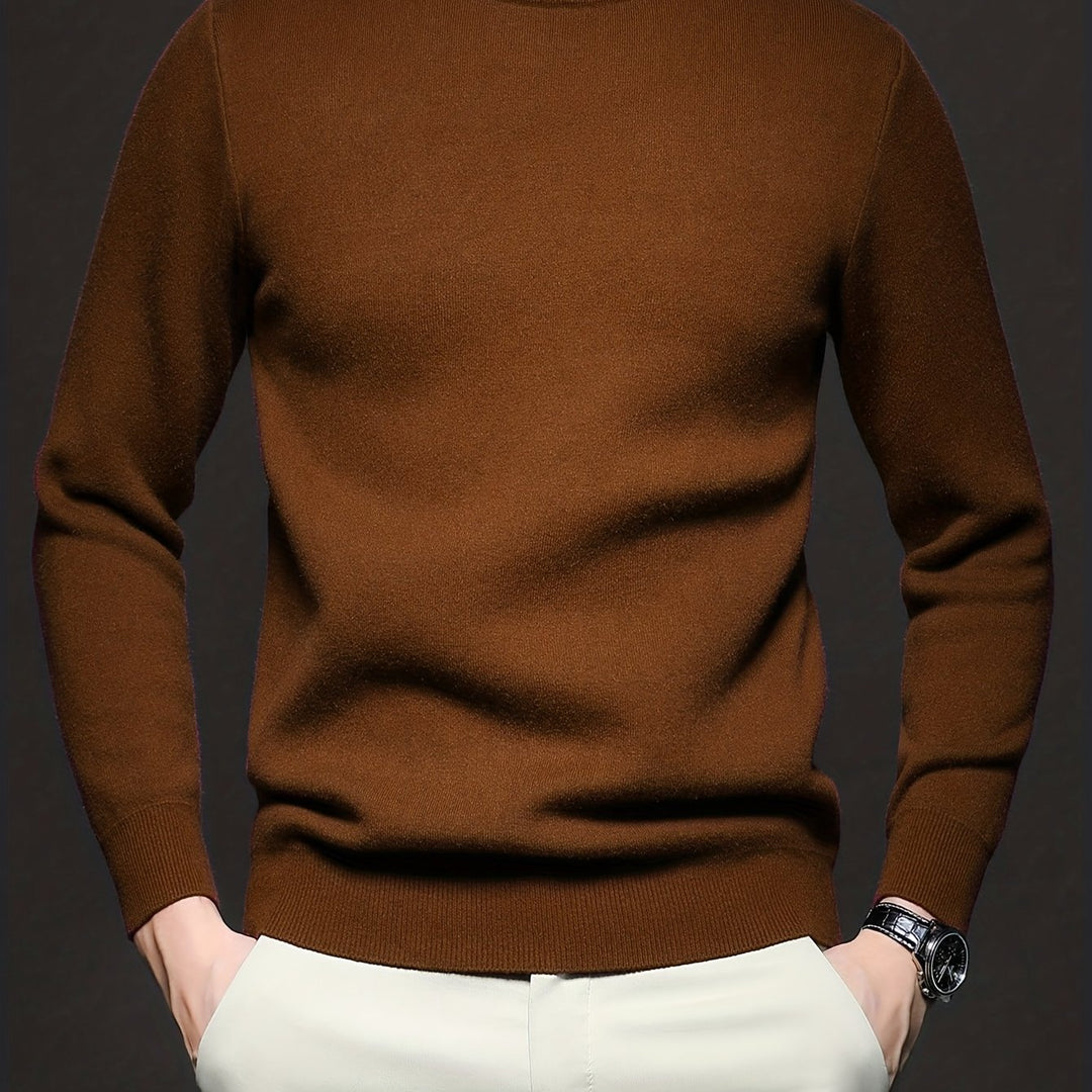 Everett | Elegancki Sweter z Wysokim Kołnierzem