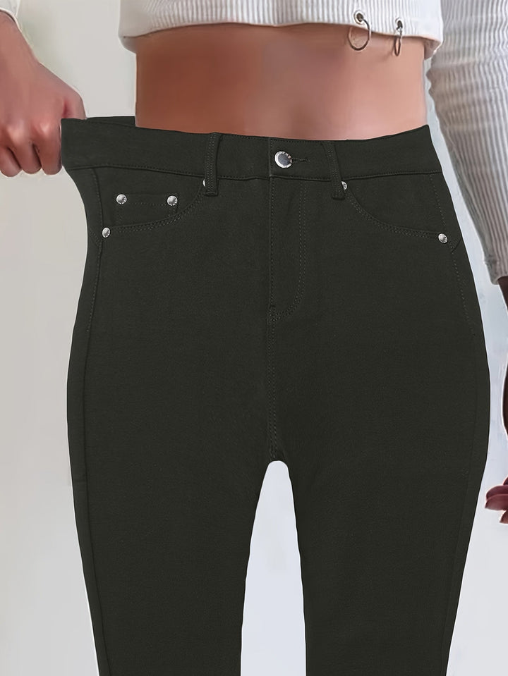 Joan | Jeansy Skinny z Wysokim Stanem
