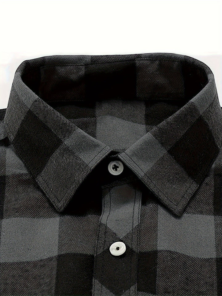 Miles | Klasyczna Koszula Flanelowa w Kratę