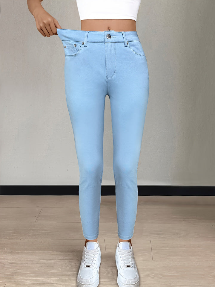 Sylvie | Jeansy Skinny z Wysokim Stanem