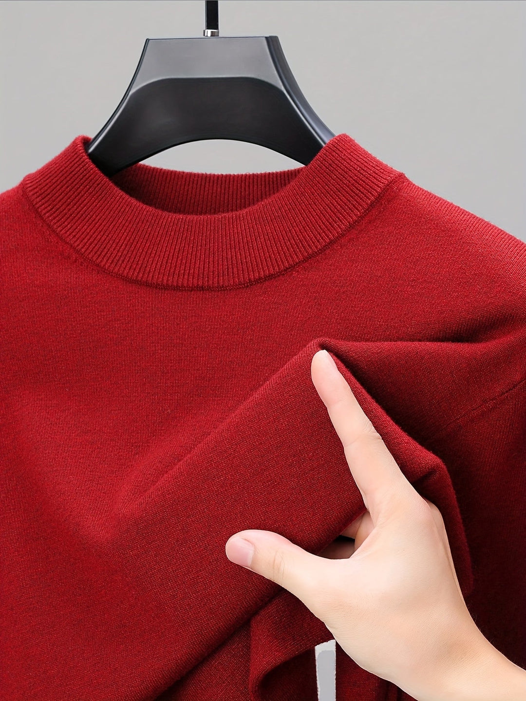Everett | Elegancki Sweter z Wysokim Kołnierzem