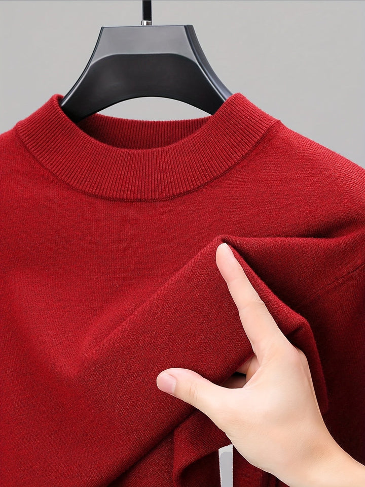 Everett | Elegancki Sweter z Wysokim Kołnierzem