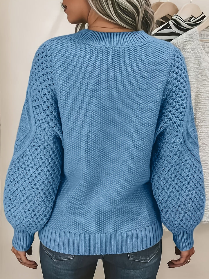 Bonnie | Przytulny Sweter z Lantern-Sleeve