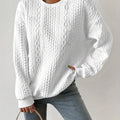 Joyce | Sweter z teksturowanym splotem