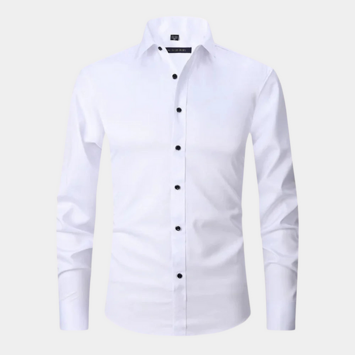 Męska Koszula Biznesowa z Długim Rękawem Slim Fit