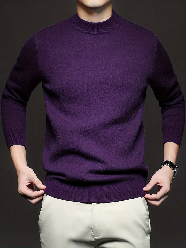 Russell | Elegancki Sweter z Wyższym Kołnierzem