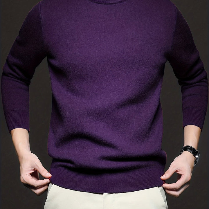 Russell | Elegancki Sweter z Wyższym Kołnierzem