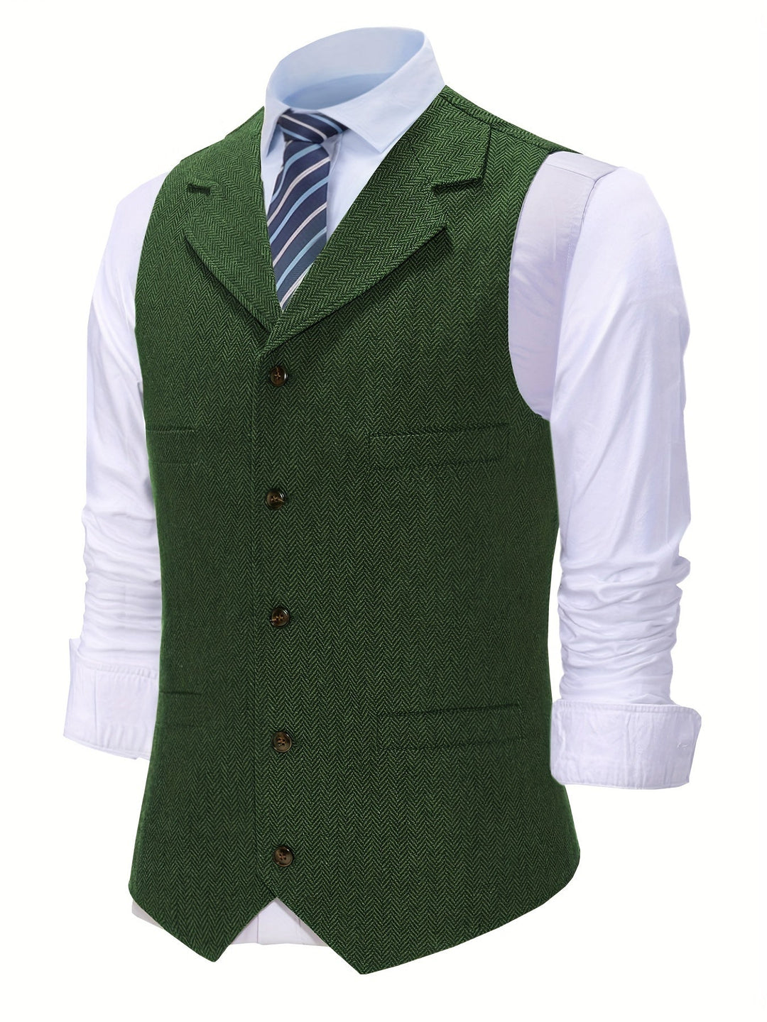 Byron | Elegancka Kamizelka W Kratę