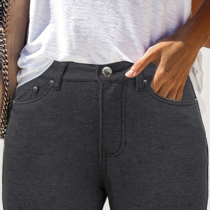 Joan | Jeansy Skinny z Wysokim Stanem