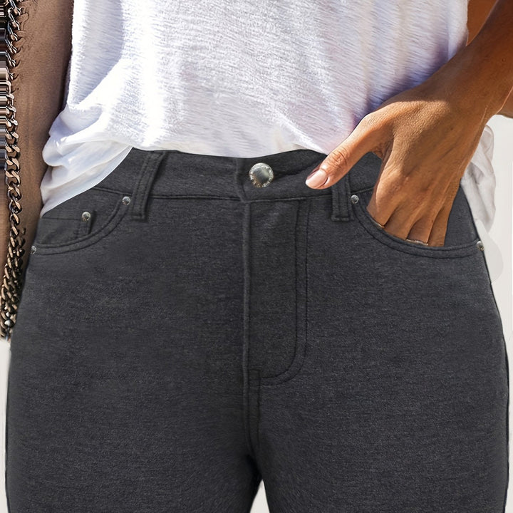 Joan | Jeansy Skinny z Wysokim Stanem