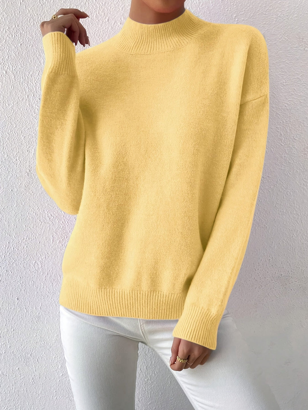 Lorelei | Wyrafinowany Sweter z Mock Neck