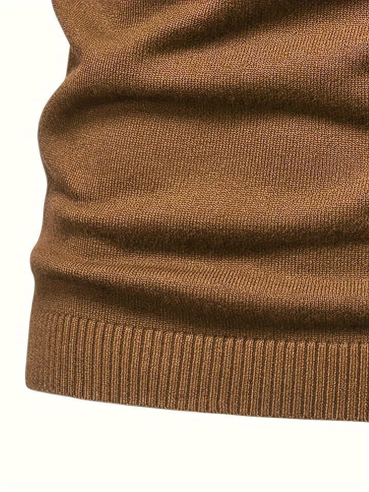 Malcolm | Klasyczny Sweter z Mock-Neck