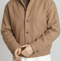 Everett Blake | Elegancka kurtka bomber z guzikami z przodu