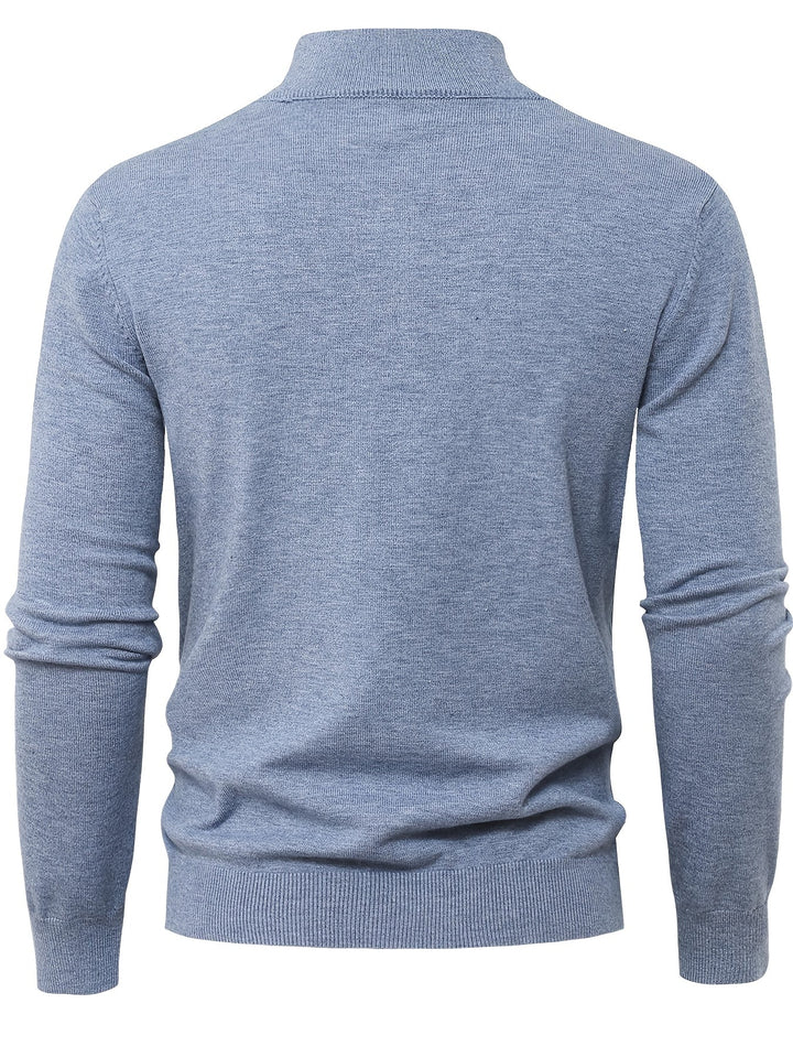 Everett | Elegancki Sweter z Wysokim Kołnierzem