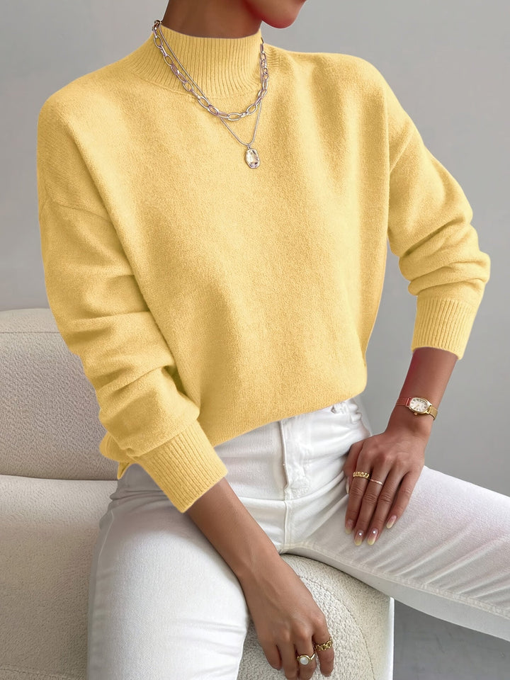 Lorelei | Wyrafinowany Sweter z Mock Neck