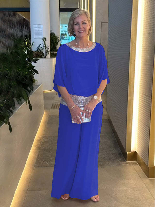 Quinn | Elegancki Zestaw z Szerokimi Rękawami