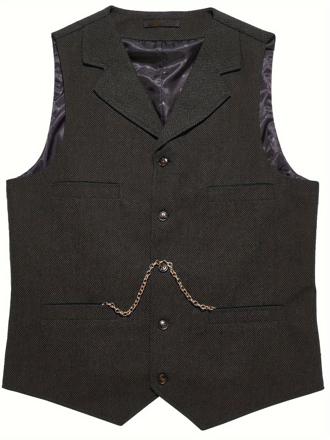 Byron | Elegancka Kamizelka W Kratę