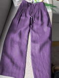 Camilla | Eleganckie Spodnie Koronkowe z Szerokimi Nogawkami