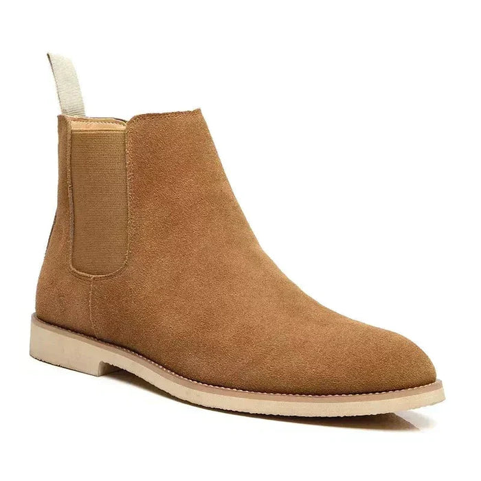 Męskie Chelsea Boots z Elastycznymi Wstawkami