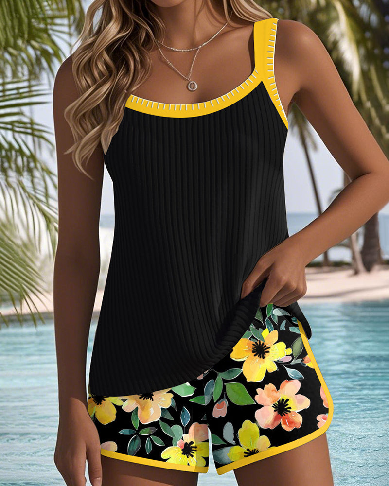 Roberta | Elegancki Dwuczęściowy Strój Kąpielowy Tankini