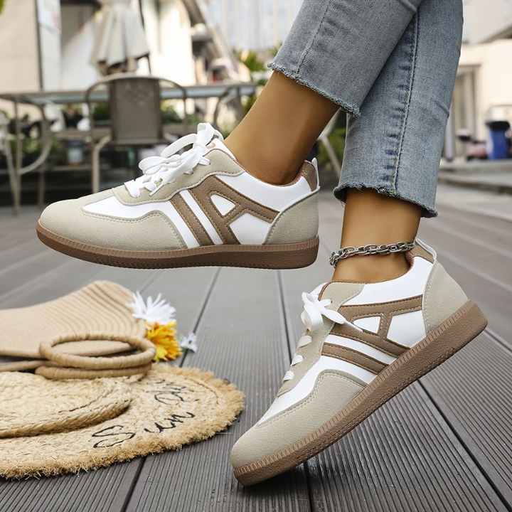 Kryształ | Wspierające Sneakersy z Szerokim Palcem