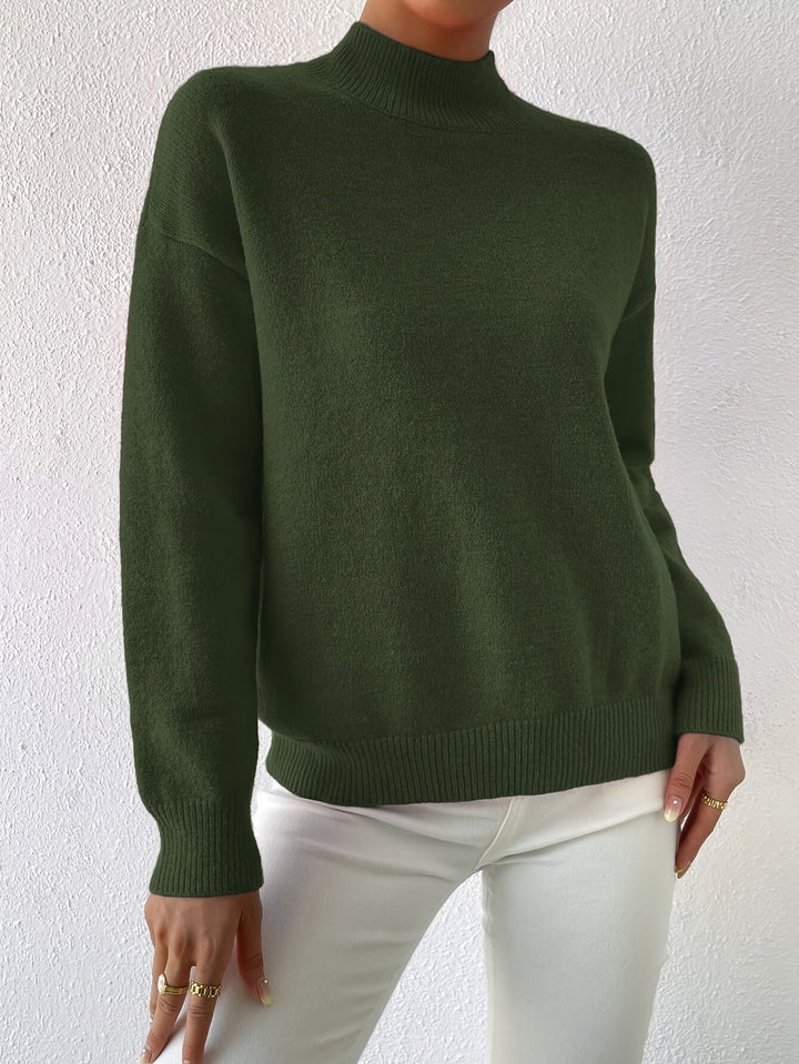 Lorelei | Wyrafinowany Sweter z Mock Neck