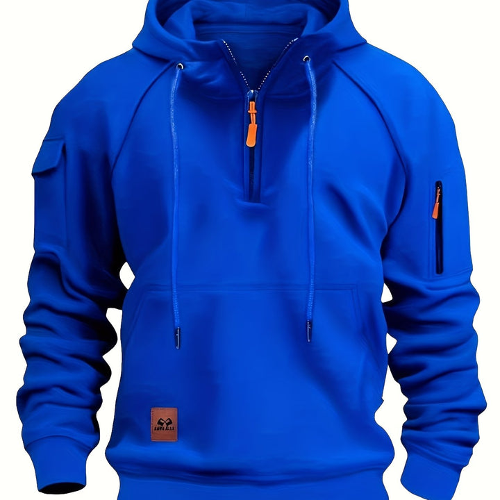 Rafferty | Hoodie z półzamkiem