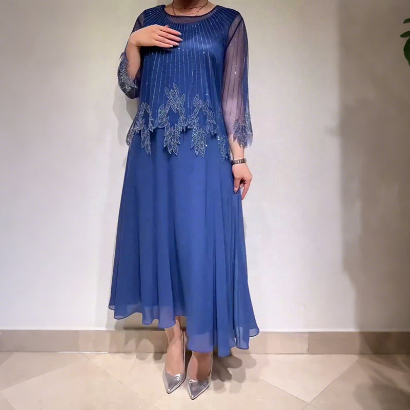 Ava | Stylowa Casual Midi Sukienka