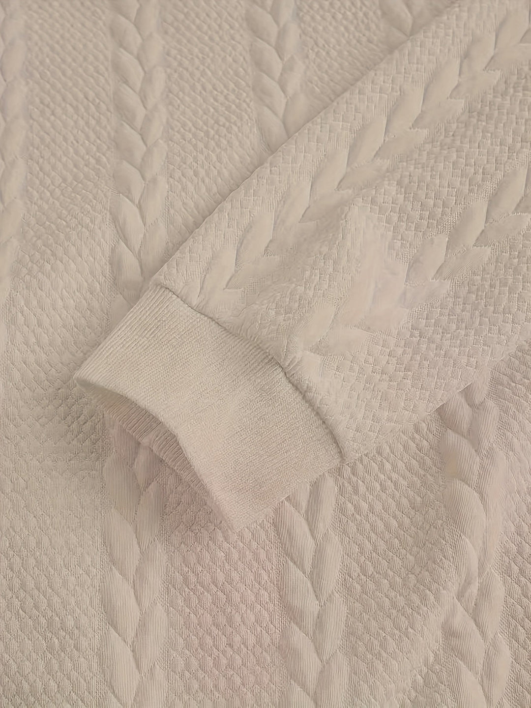 Merritt | Teksturowany Sweter z Wysokim Kołnierzem