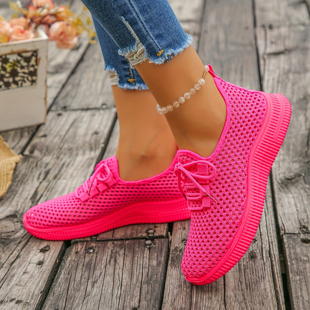 Marina | Przewiewne Sneakersy na Sznurowadła