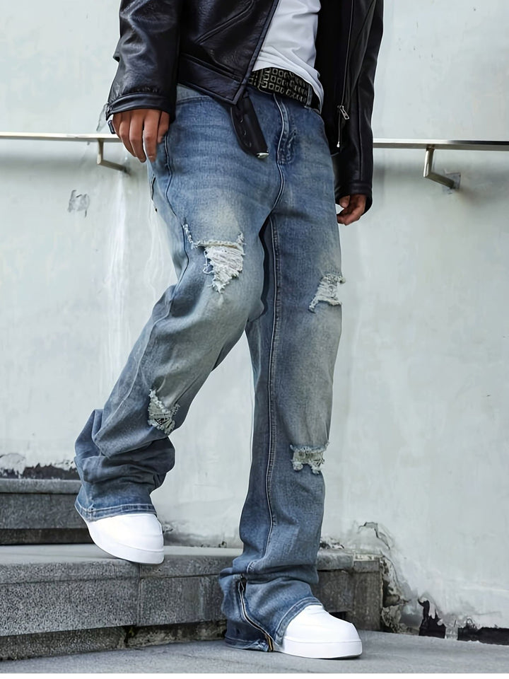 Easton | Luźne jeansy proste