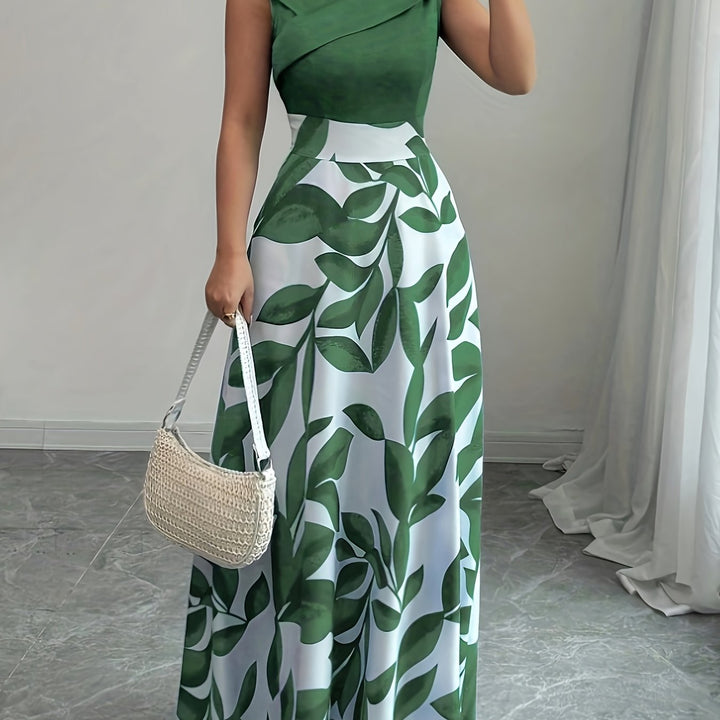 Lucille | Elegancka Kwiatowa Sukienka Maxi