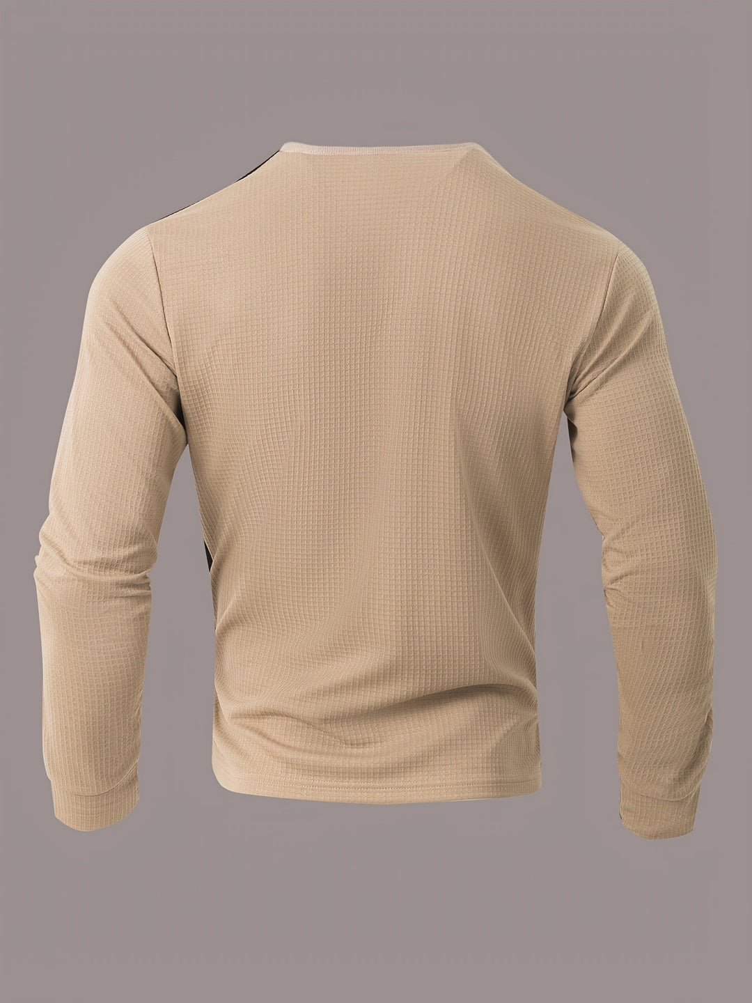 Curtis | Teksturowany longsleeve Henley