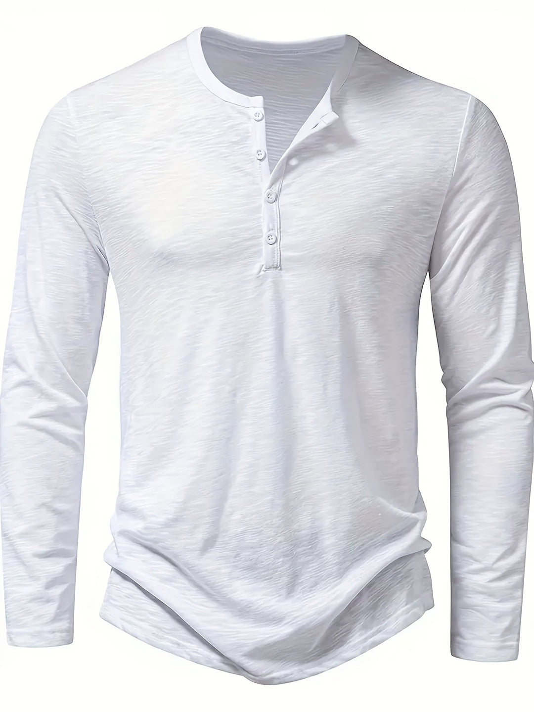 Dalton | Klasyczny Henley z Guzikami