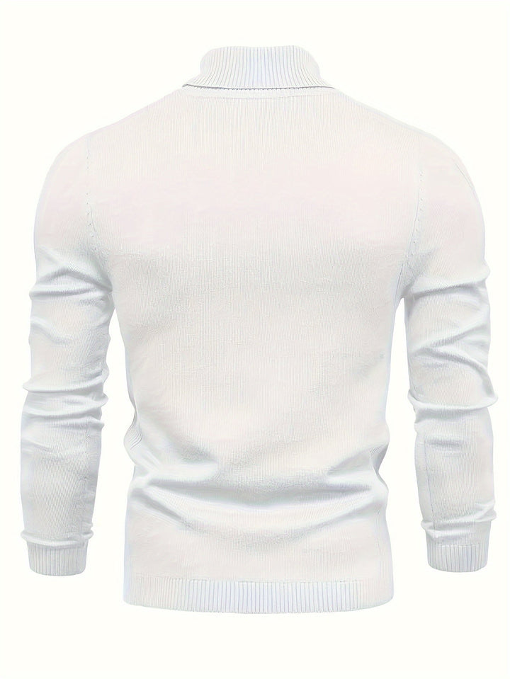 Malcolm | Klasyczny Sweter z Mock-Neck