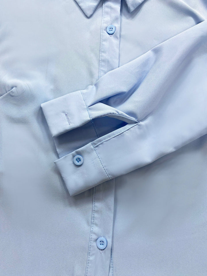 Quinn | Elegancka Bluzka z Guzikami Z Przodu