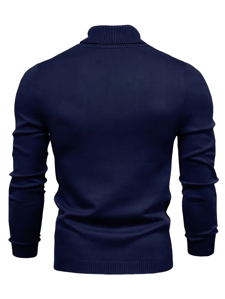 Malcolm | Klasyczny Sweter z Mock-Neck