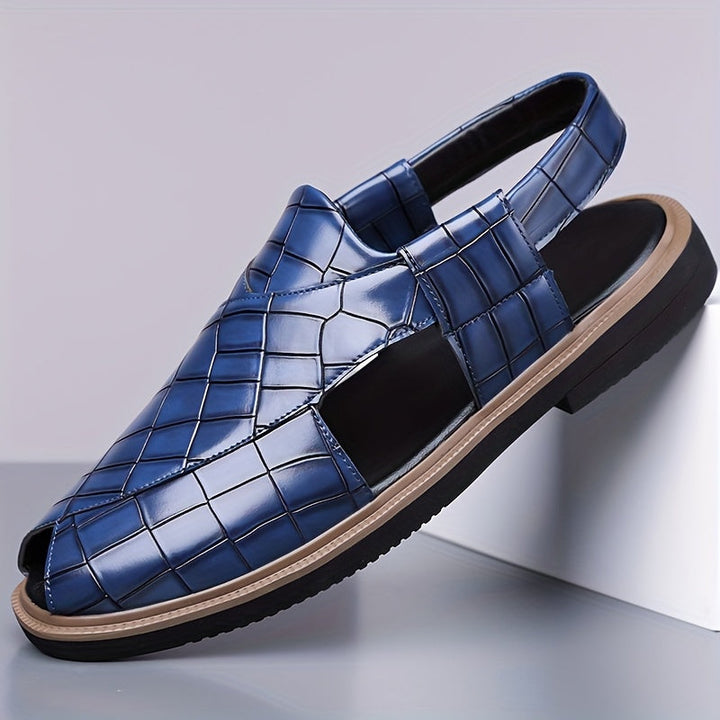 Malcolm | Sandały Wygodne w Stylu Woven