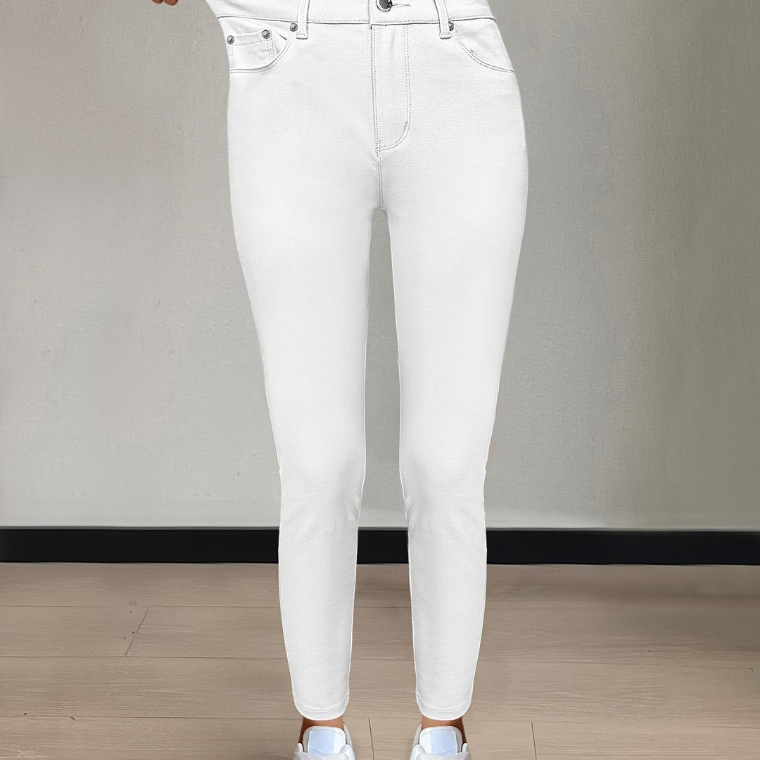 Sylvie | Jeansy Skinny z Wysokim Stanem