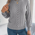 Blythe | Sweter z Warkoczowym Wzorem