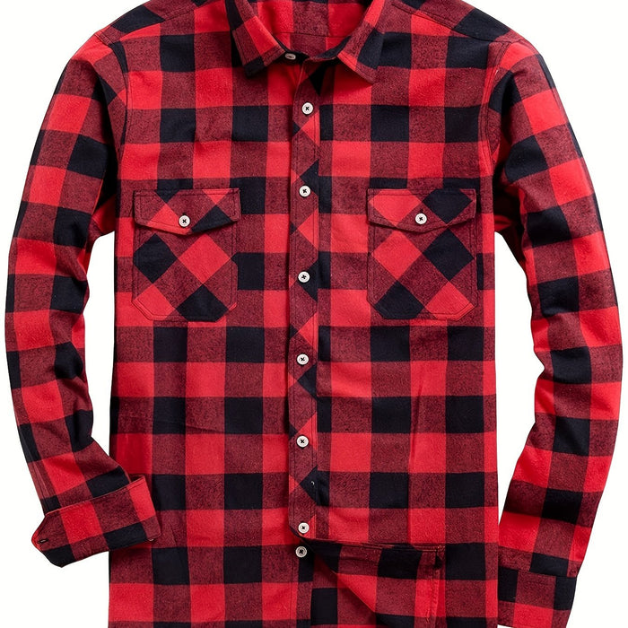 Miles | Klasyczna Koszula Flanelowa w Kratę
