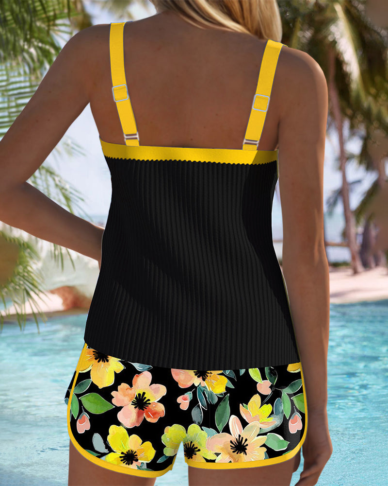 Roberta | Elegancki Dwuczęściowy Strój Kąpielowy Tankini