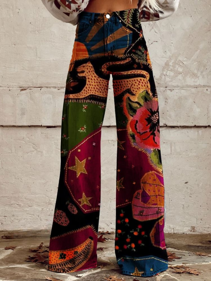 Janet | Eleganckie Boho Chic Spodnie