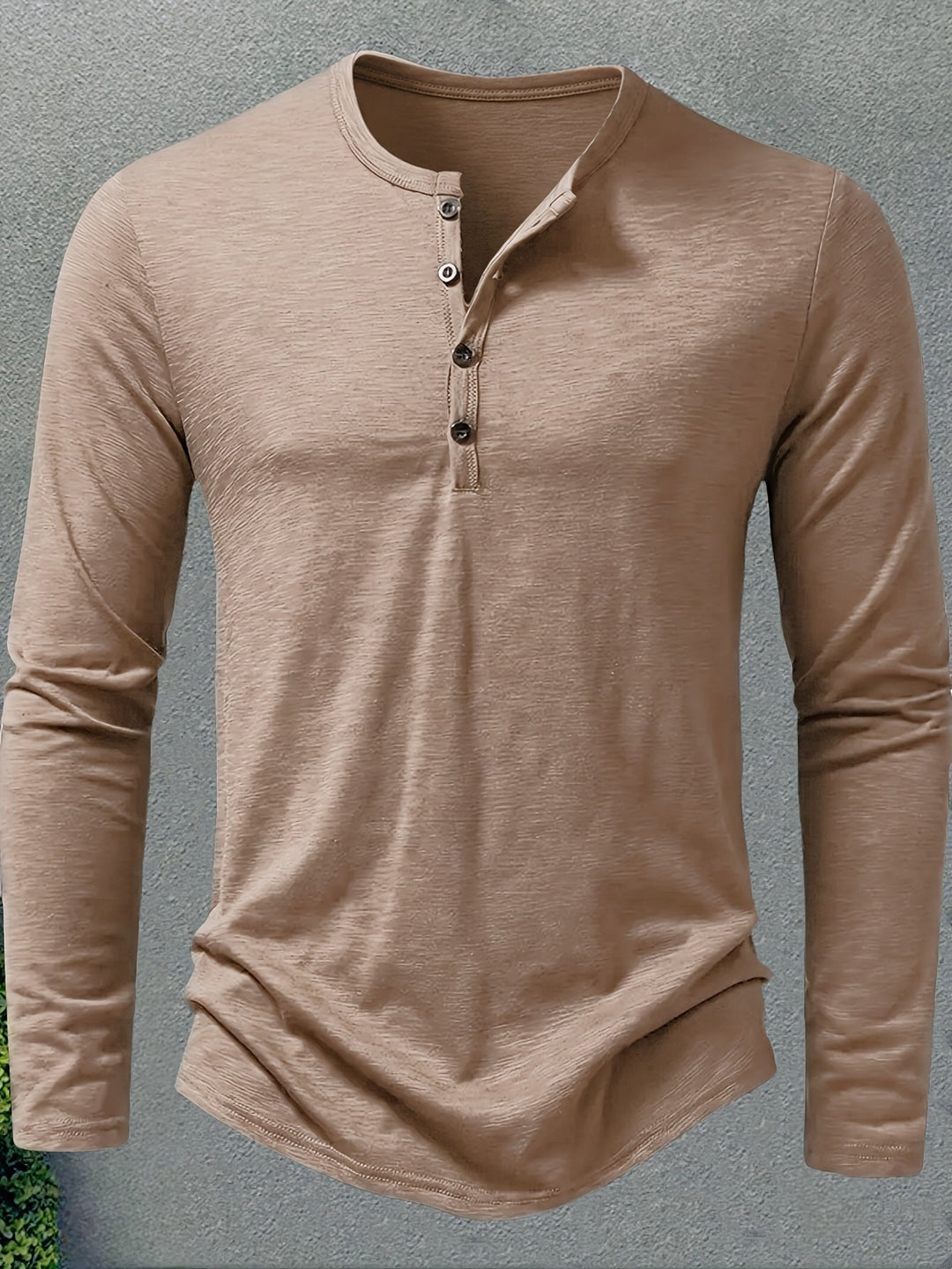 Dalton | Klasyczny Henley z Guzikami
