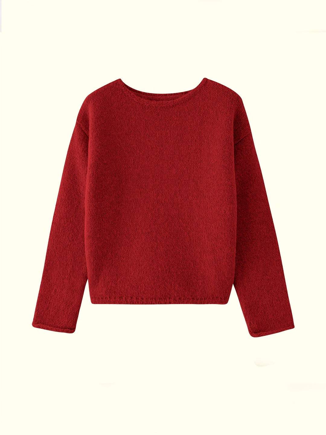 Noreen | Sweter z Luźnym Dekoltem