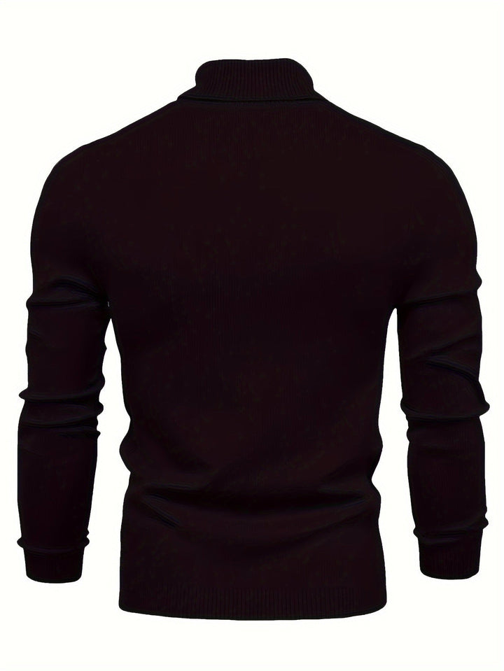 Malcolm | Klasyczny Sweter z Mock-Neck