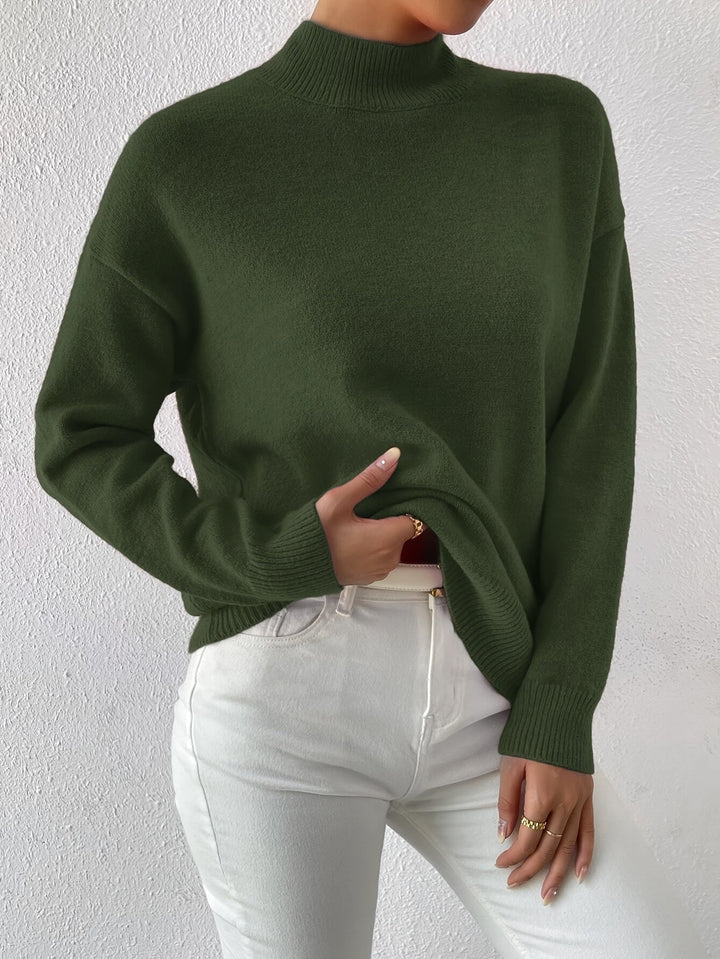 Lorelei | Wyrafinowany Sweter z Mock Neck