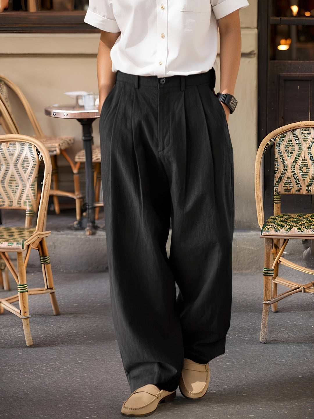 Emmett | Luźne Spodnie Tailored