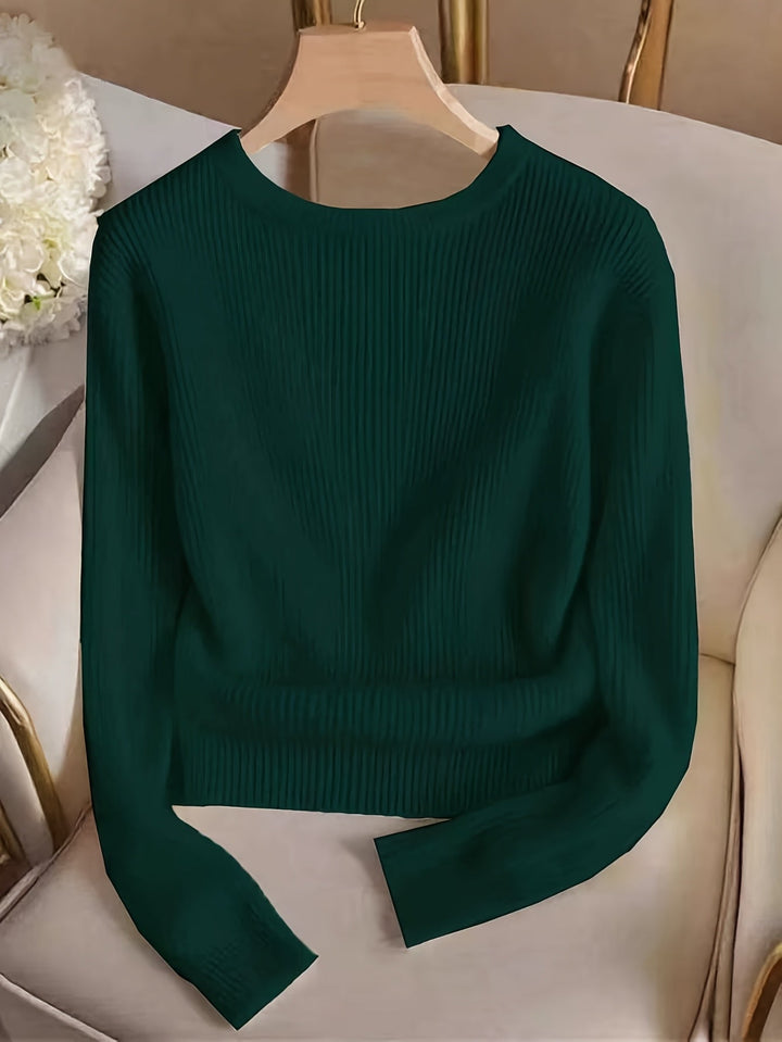 Gretchen | Sweter z prążkowanymi mankietami na guziki